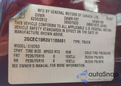 2GCEC19R3V1188481